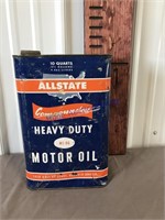 Allstate Motor oil 10 quart can