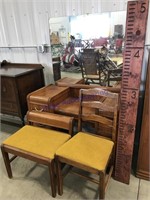 Vanity w/ chair & bench seat