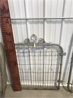 Wire garden gate--32" wide by 34" tall