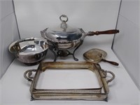 Assorted Silverplate Servingware