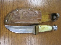 6 1/2" Western States Hunting Knife & Sheath