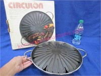 vintage "circulon" stove top grill in box