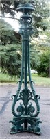 Ornate Cast Iron Street Light Lamp w/ Griffins