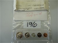1953 Proof Set with invoice