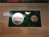1997 US Botanic Garden Coinage & Currency Set