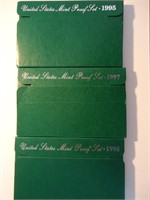 1995, 1997, & 1998 US Mint Proof Set