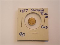 1857 California 1/4 Dollar Gold