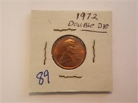 1972 Double Die Penny