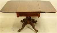 19th C. EXCEPTIONAL AMERICAN DROP LEAF TABLE