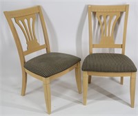 SET OF THREE CONTEMPORARY DINING CHAIRS