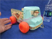 1970s fisher-price milk wagon toy