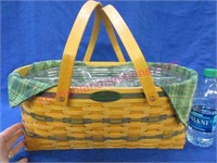 1999 longaberger generosity basket with protectors