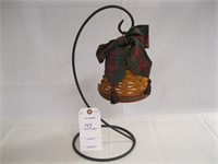 2000 CHRISTMAS BELL BASKET WITH IRON HANGER