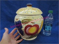 modern fruit cookie jar