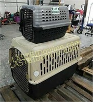 2 Poly Dog Crates
