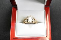 2.08CT MARQUE DIAMOND SOLITAIRE RING - SIZE: 8