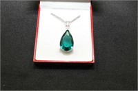 22CT EMERALD NECKLACE