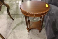 WALNUT OVAL ACCENT TABLE