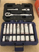 Kobalt tool set in case used