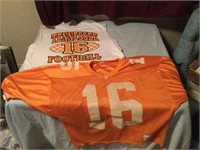 Peyton Manning UT Practice Jersey and Tshirt