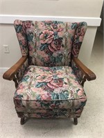 Upholstered Ladies Arm Chair