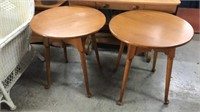 Willet Vintage Round End Tables