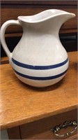 Vintage Roseville OH 3 Quart Crock Pitcher