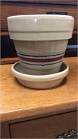 Vintage Roseville OH Crock Planter