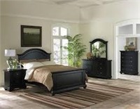 Elements Brooke Black Queen Bedroom Suit