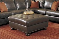 Ashley 316 Durablend Antique XL Tufted Ottoman