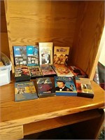 DVDs, vhs's tapes