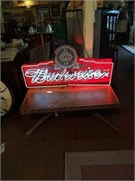 Budweiser neon sign