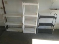 Storage shelves