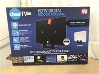 Clear TV Plus HDTV indoor antenna new condition