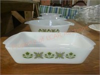 Vintage Anchor Casserole Dishes