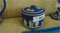 Cobalt Blue Tea Jar