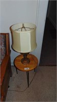 Round Table with Lamp