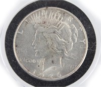 $1.00 UNITED STATES 1926 S SILVER PEACE DOLLARS