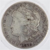 $1.00 UNITED STATES 1883 CC MORGAN SILVER DOLLAR