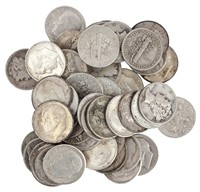 $5.00 UNITED STATES SILVER DIMES