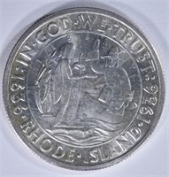 1936 RHODE ISLAND COMMEM HALF DOLLAR, CH BU