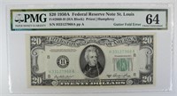 1950A $20 FEDERAL RESERVE NOTE ST. LOUIS