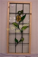 Four Color Reframed Stained Glass Window