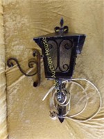 Wrought Iron Carriage Lamp (Rewire) and Wrought
