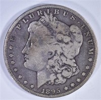 1895-O MORGAN DOLLAR, VG/FINE KEY DATE