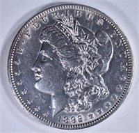 1892 MORGAN DOLLAR, AU+