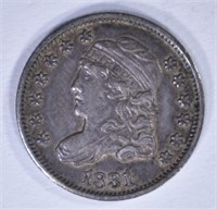 1831 CAPPED BUST HALF DIME, XF+