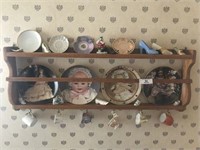 Plate Rack & Contents