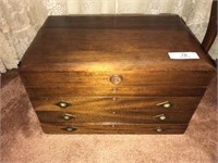 Large Jewelry Box & Contents