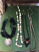 4 Vintage Necklaces